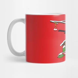 Bird House Merry Christmas Mug